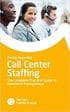 Call Center Staffing: The Complete Practical Guide to Workforce Management
